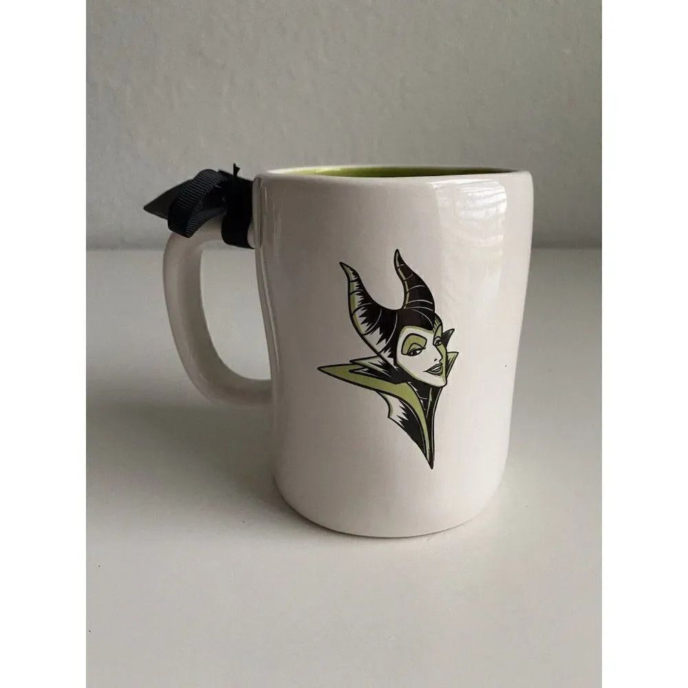 RAE‎ DUNN Disney Villains “MISTRESS OF EVIL" Double Sided Maleficent Mug NEW